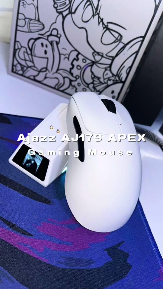 tiklocker_Ajazz AJ179 APEX เมาส์เกมมิ่งตัวจี๊ดราคาประหยัดแต่สเปกจัดเต็ม  #ajazz....m4a